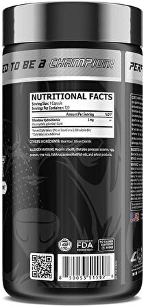 Core Champs Yohimbine 5 MG 120 Caps - By Kai Greene