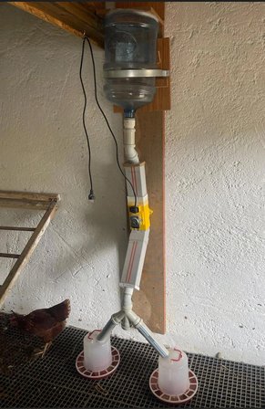 Otomatik Yemleme Makinesi Gövde Tavuk/Güvercin için