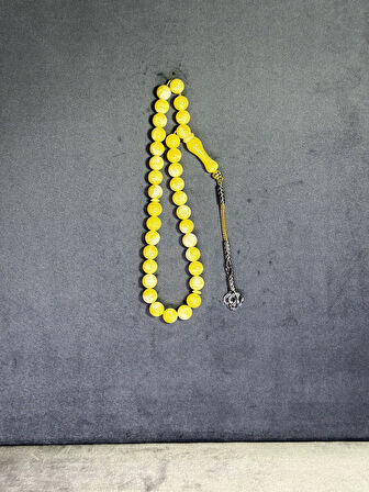 SEVGİLİYE ÖZEL HEDİYE TESBİH BEYRUT TOZ KEHRİBAR KÜRE KESİM H-1073.