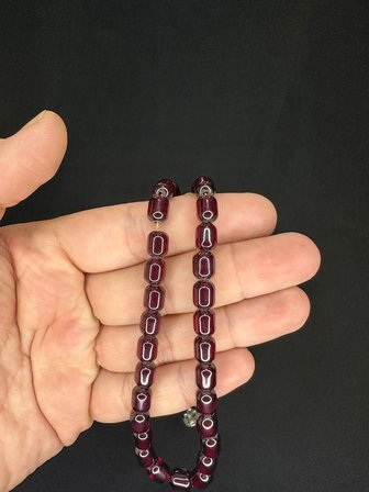 SEVGİLİYE ÖZEL HEDİYE TOZ KEHRİBAR TESBİH KAHVERENGİ RENKLİ KAPSÜL KESİM 6MMX9MM H-1627.