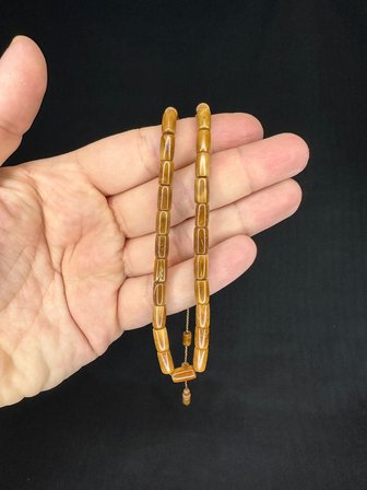 SEVGİLİYE ÖZEL HEDİYE KUKA TESBİH KESME KESİM 9,5MMX5,5MM H-1631.