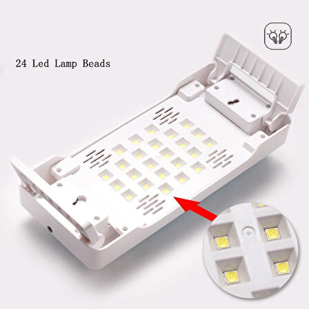 Profesyonel UV/LED Tırnak Kurutucu ve El Yastıklı Manikür Lambası