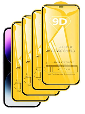 Apple iPhone 16 Pro Ekran Koruyucu 9D Kırılmaz Cam - Ultra Darbe Emici Etkin Koruma - Ekranı Tam Kaplar