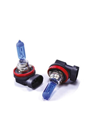 2 Adet 12V H11 55W Beyaz Işık 5000K Xenon Effect Ampul Seti