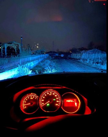 H11 Buz Mavisi LED Xenon Sis Farı Ampulü