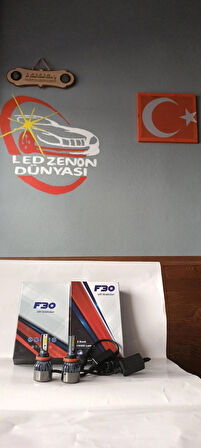 YENİLZD F30 Marka H11Uyumlu Zenon Takımı 3Renk BuzMavi,Limon  Sarı,Beyaz Modlu Aç Kapa Renk Değişimi