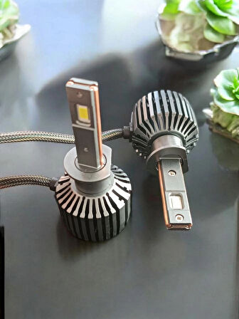 H1 VRPRO SİLVER LED ZENON ŞİMŞEK ETKİLİ BEYAZ IŞIK 18000LÜMEN 65W GARANTİLİ ÜRÜN 12-24V