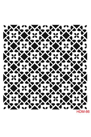 Home Decor 25*25 Hdm 86 Stencil