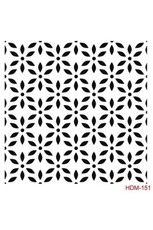 Home Decor 25*25 Hdm151 Stencil