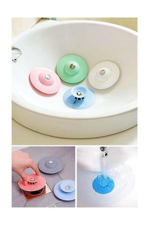Banyo Duş Teknesi Gider Kapağı Esnek Su Tutucu Atık Filtre Aparatı 1 Adet
