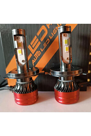 H4 KISA UZUN FAR LEDİ 12000 LUMEN CSP ŞİMŞEK ETKLİ LED XENON