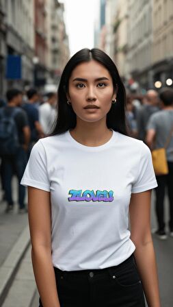 Kadın Baskılı T-Shirt