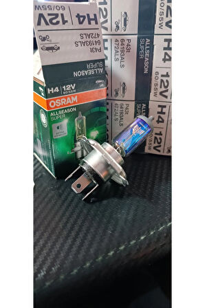 O sra m H4 55/60W Allseason Super +%30 Kolormatik Kar Ve Sis Için Özel OS RAM 4 MEVSİMLİK (1ADET)