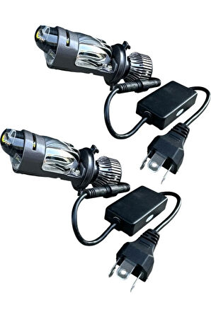 Yenilzdh4mercekli Led Far Ampulü 50wgüç 20.000 Lümen Garantili H4mercekli Grant Led Xenon