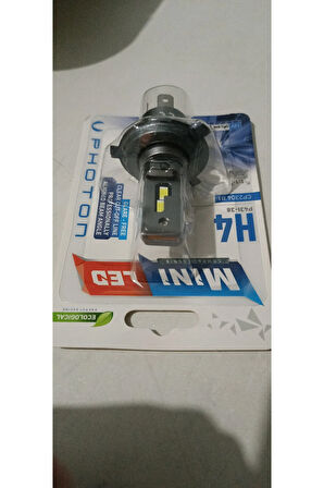H4 Mini COMPACT  Led Oto Ampul Photon 2li Set 2ADET