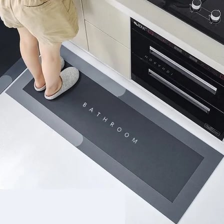 Özel Üretim Banyo Paspası Ev Düzeni Tekstil Ürünü Süper Emici Kaymaz Tabanlı Uzun Paspas
