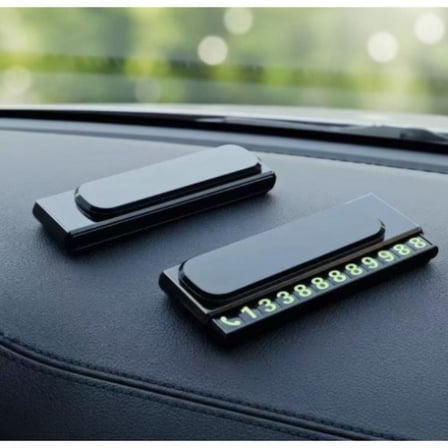 Özel Üretim Fonksiyonel Eşya Torpido Üstü Gizlilik Koruma Numaratör Siyah Oto Telefon Park Kartı