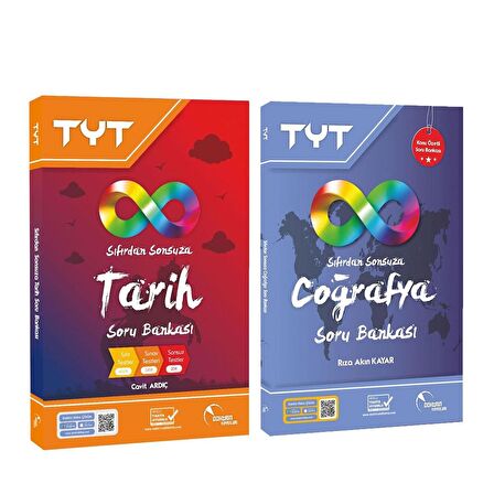 Doktrin Yayınları TYT Sıfırdan Sonsuza Tarih ve Coğrafya Soru Bankası Seti 2 Kitap