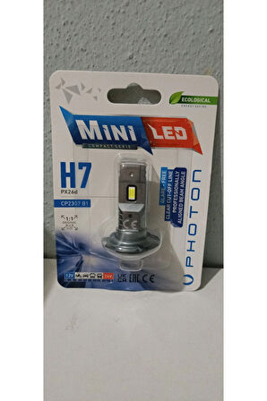 H7 Mini COMPACT  Led Oto Ampul Photon 2li Set 2ADET