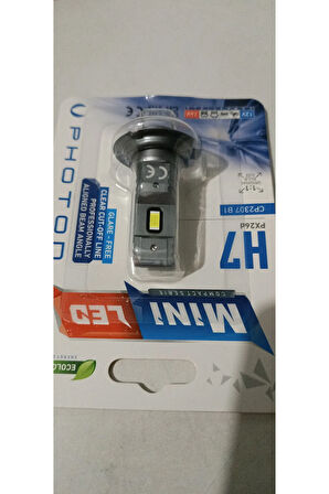 H7 Mini COMPACT  Led Oto Ampul Photon 2li Set 2ADET