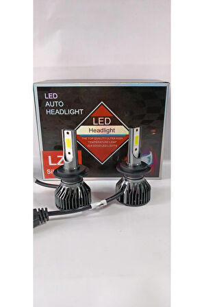 H7 LZDSİLVER V6SERİA LED Xenon Şimşek Etkili Beyaz Renkli Soğutma Fanlı Oto Ampul- GARANTİLİ