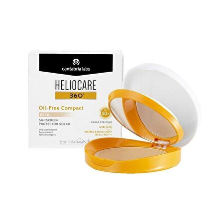 Heliocare 360 Oil Free Compact Pearl Güneş Koruyucu Kompakt 10gr