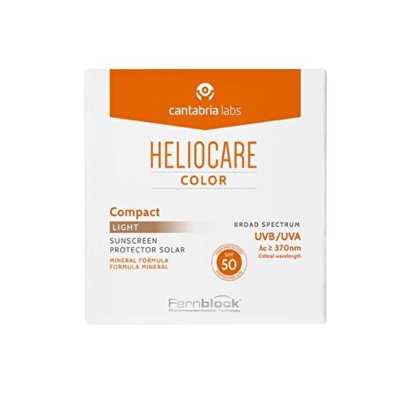 Heliocare Color 50 Faktör Tüm Cilt Tipleri İçin Renkli Yüz Güneş Koruyucu Pudra 10 gr