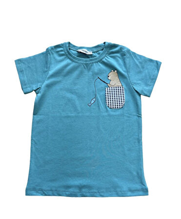 Erkek Çocuk Yeşil Tshirt