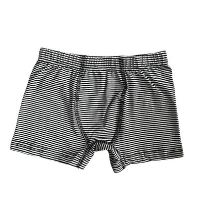 Lacivert Çizgili Pamuklu Erkek Çocuk Boxer
