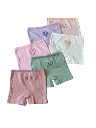  Lila Askılı Kız Çocuk Atlet ve Boxer Seti