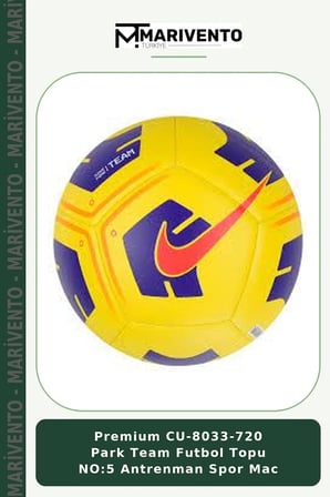 Premium CU-8033-720 Park Team Futbol Topu NO:5 Antrenman Spor Mac
