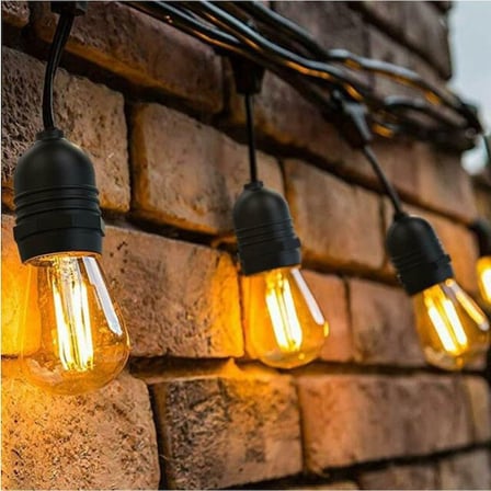 Delux Serisi Duvar Susuu Askılı Lamba Kutlama Kordonu 5m 10 Ampul Led Fişli Gün Işığı