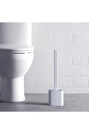 Standlı Banyo Temizlik Süpürgesi Esnek Uçlu Duvar Aparatlı Yıkama Takımı