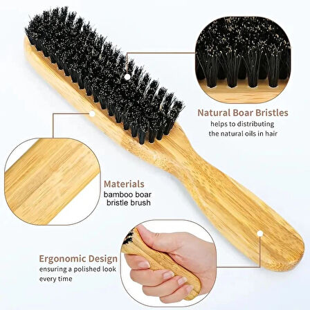 Unisex Bambu Ahşap saç fırçası, Kadın Erkek Pürüzsüz Tarak