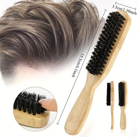 Unisex Bambu Ahşap saç fırçası, Kadın Erkek Pürüzsüz Tarak