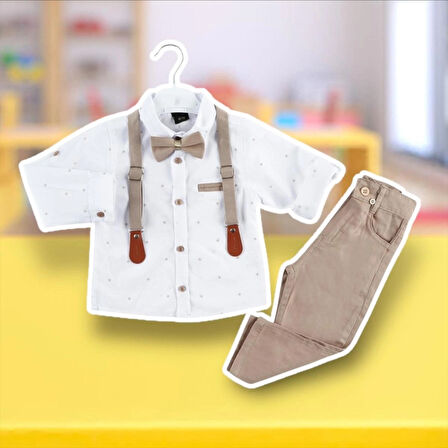 2'Lİ  salopetli erkek çocuk alt üst takım