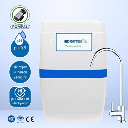 HİDROTEK Hidrojen Aaa+ Ph 9,5 Su Arıtma Cihazı - Pompalı