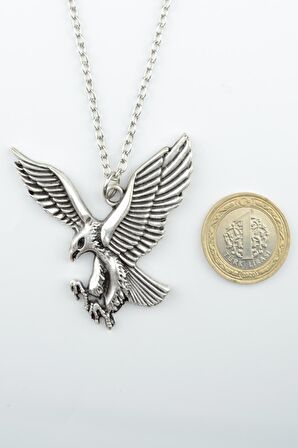 2'li Uçan Kartal - Kartal Melek Kanat Kolye Seti