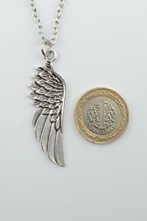 2'li Uçan Kartal - Kartal Melek Kanat Kolye Seti