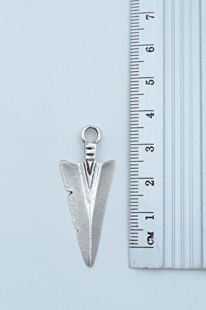 3'lü Triagle Ok Ucu Viking Pusula Tılsım  Gümüş Kaplama Unisex Düz Zincir Kolye Seti kod 1175