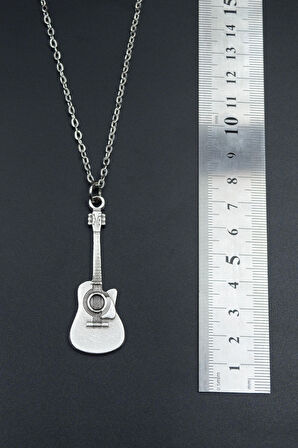 Gitar Düz Zincir Kolye