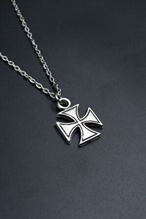 Gamalı Haç Düz Zincir Kolye