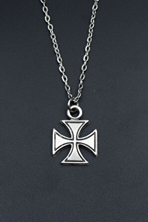 Gamalı Haç Düz Zincir Kolye