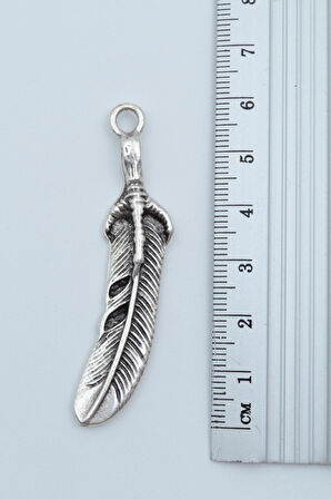 Kartal Pençesi - Kuş Tüyü Örme Zincir Kolye