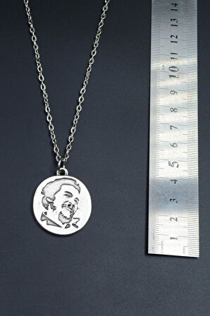 Che Guevara Madalyon Düz Zincir Kolye