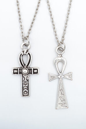 2'li Ankh Anahtarı - Nil'in Anahtarı Kolye Seti