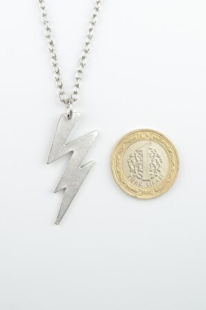 Şimşek - The Flash Düz Zincir Kolye