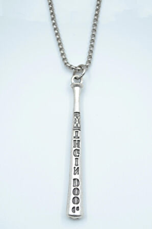 Beyzbol Sopası Örme Zincir Kolye