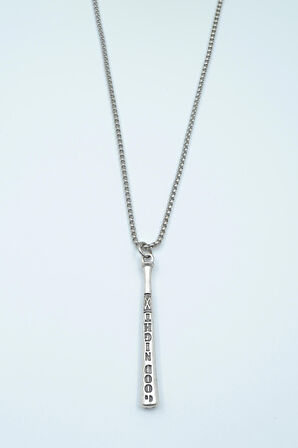 Beyzbol Sopası Örme Zincir Kolye