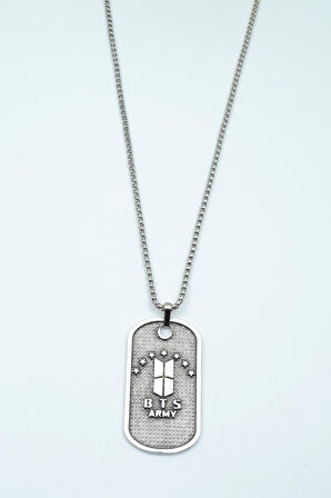 BTS Army Künye Örme Zincir Kolye